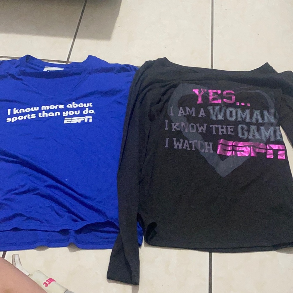espn shirt bundles ! very cute and unused !